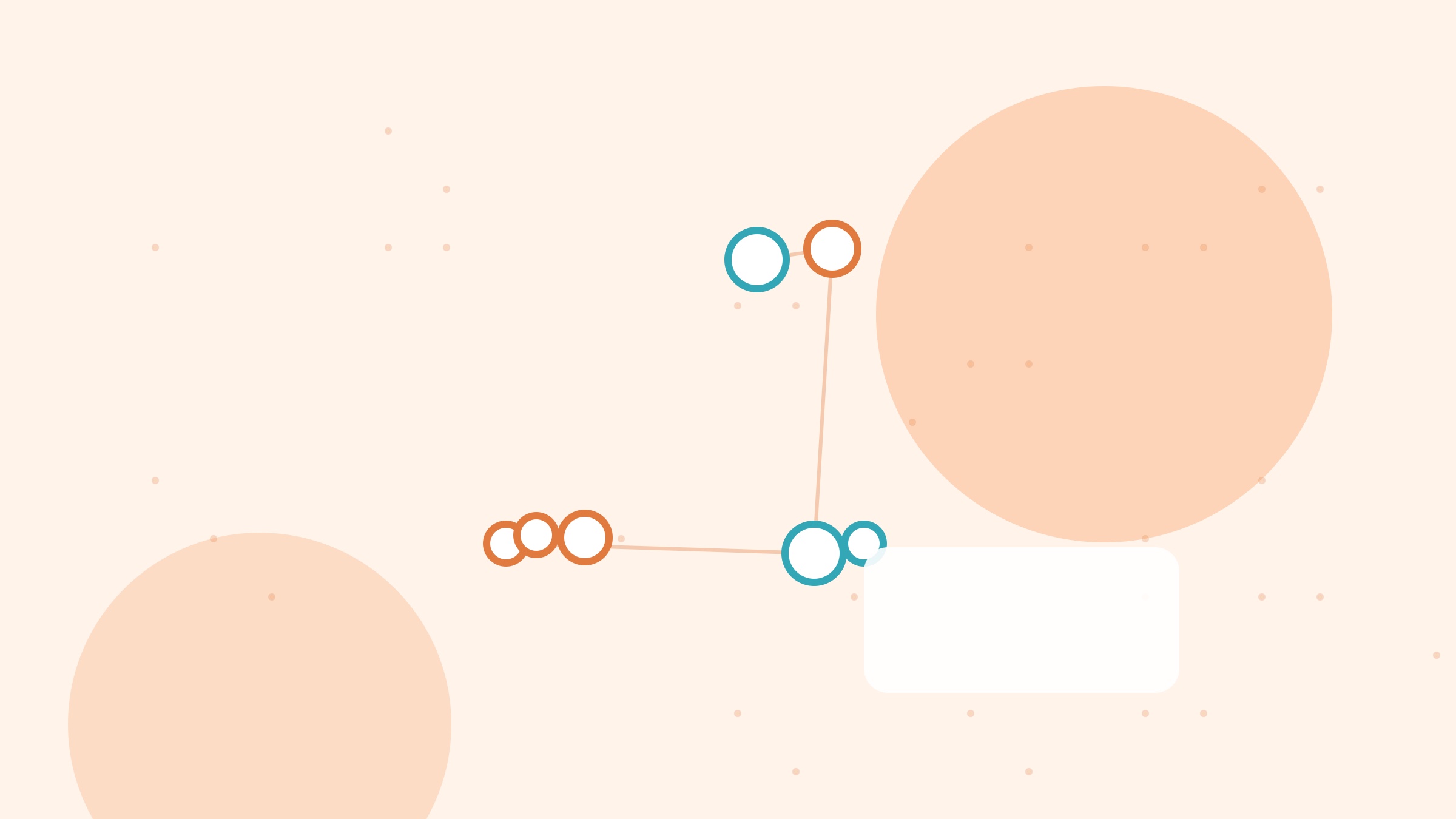 Abstract illustration of stacked translucent layers representing frontend, backend, database and cloud tiers